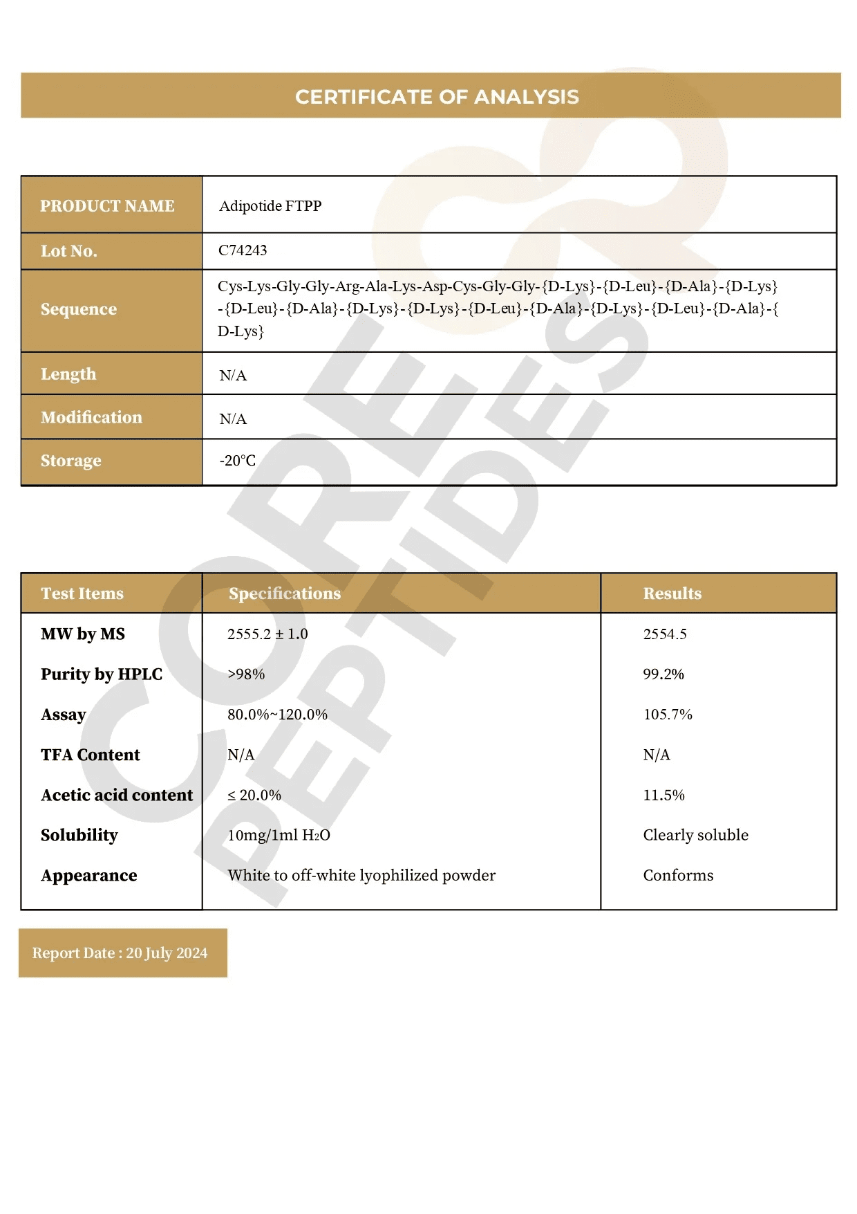 buy adipotide-ftpp online